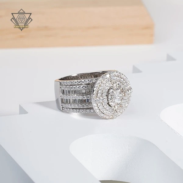 925 Silver Rings moissanite