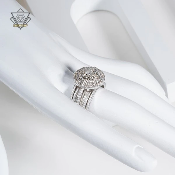 rapper moissanite rings for men